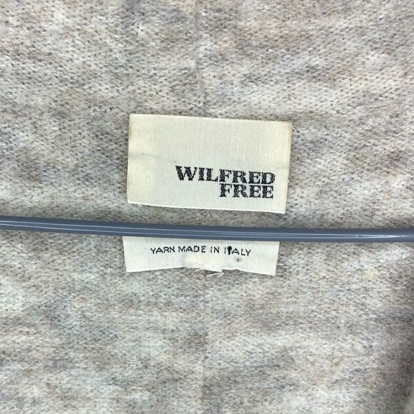 Wilfred Free | Aritzia Tan Alpaca/Wool Blend Knit Cardigan Vest Size Small - Picture 3 of 7